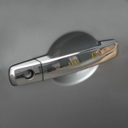 Capace Mânere Uși, Trux Oțel Not pentru Keyless Entry System pentru 1/2, Culoare Inox, Nissan Qashqai - EDK.ro
