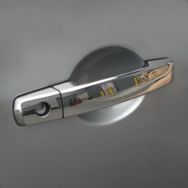 Door Handle Covers, Trux Steel Not for Keyless Entry System for 1/2, Color Stainless, Nissan Qashqai - EDK.ro