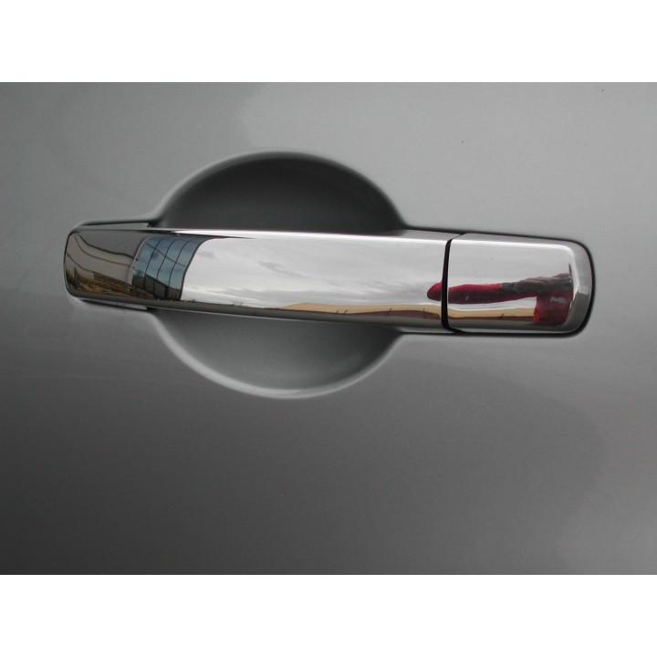 Door Handle Covers, Trux Steel Not for Keyless Entry System for 1/2, Color Stainless, Nissan Qashqai - EDK.ro