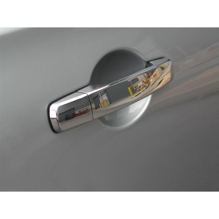 Door Handle Covers, Trux Steel Not for Keyless Entry System for 1/2, Color Stainless, Nissan Qashqai - EDK.ro