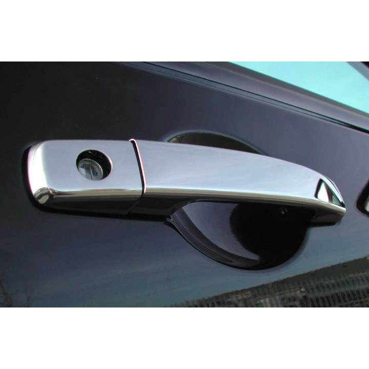Door Handle Covers, Trux Steel Not for Keyless Entry System for 1/2, Color Stainless, Nissan Qashqai - EDK.ro