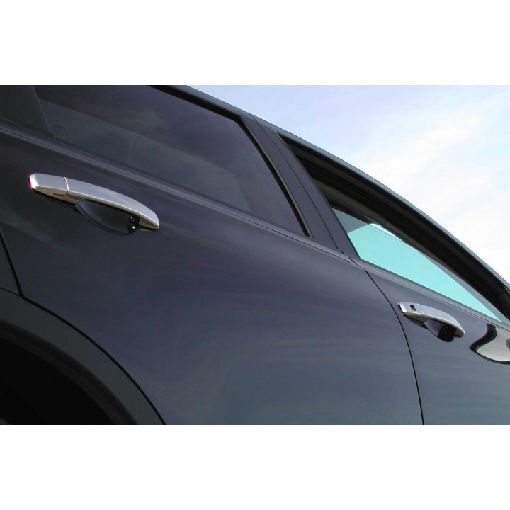 Door Handle Covers, Trux Steel Not for Keyless Entry System for 1/2, Color Stainless, Nissan Qashqai - EDK.ro