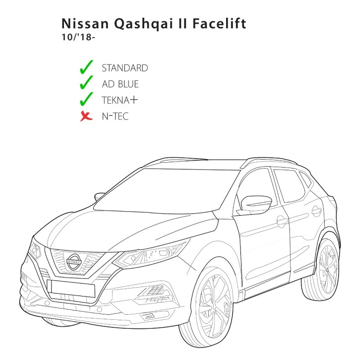 Fixed Swan Neck Towbar, Trux, Nissan Qashqai 2019 - Present - EDK.ro