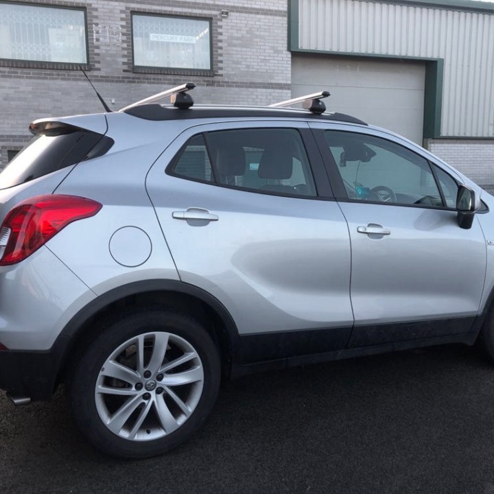 Bare Transversale de Plafon, Trux Șine de Plafon, Culoare Argintiu, Opel Mokka 2012 - 2020 - EDK.ro