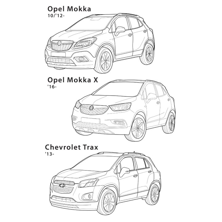 Cârlig de Remorcare Detașabil Tip Swan Neck, Trux, Opel Mokka 2012 - 2020 - EDK.ro