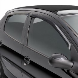 Wind Deflectors Set of 4, Trux 5Dr, Color Tinted, Peugeot 206 1998 - 2009 - EDK.ro