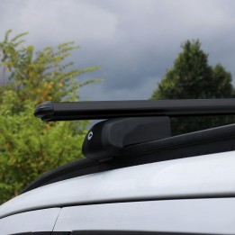 Roof Cross Bars, Trux Roof Rails, Color Black, Škoda Yeti - EDK.ro