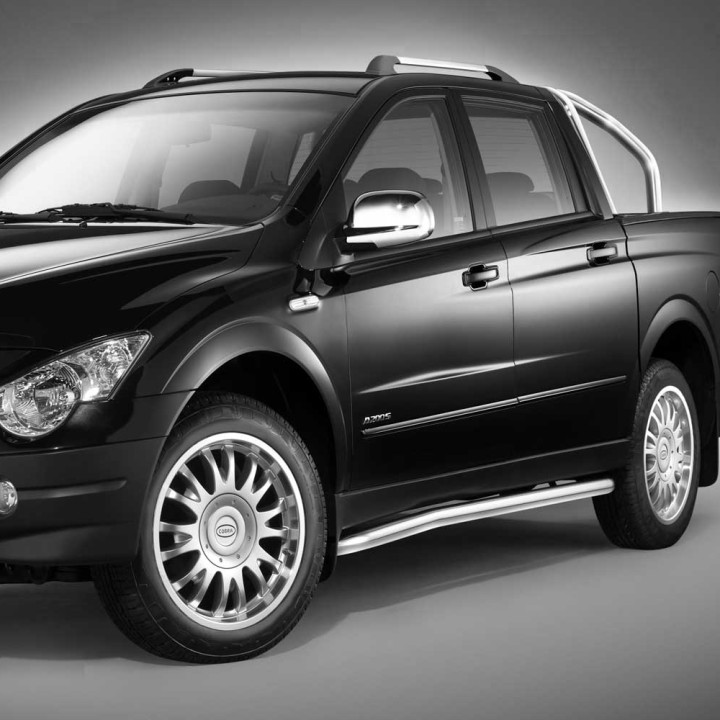Side Steps, Cobra, SsangYong Actyon 2006 - 2011 - EDK.ro