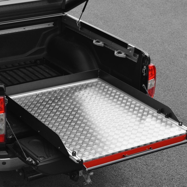 Sliding Bed Tray, ProTop Chequer Plate, SsangYong Korando Sports Double Cab 2012 - 2018 - EDK.ro
