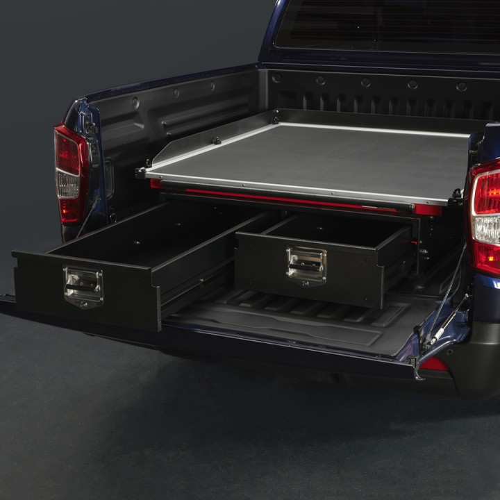 Sliding Tray, ProTop Twin Drawer System, SsangYong Musso Double Cab 2018 - Present - EDK.ro