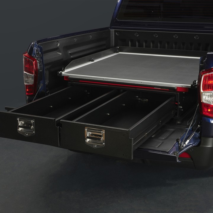 Sliding Tray, ProTop Twin Drawer System, SsangYong Musso Double Cab 2018 - Present - EDK.ro