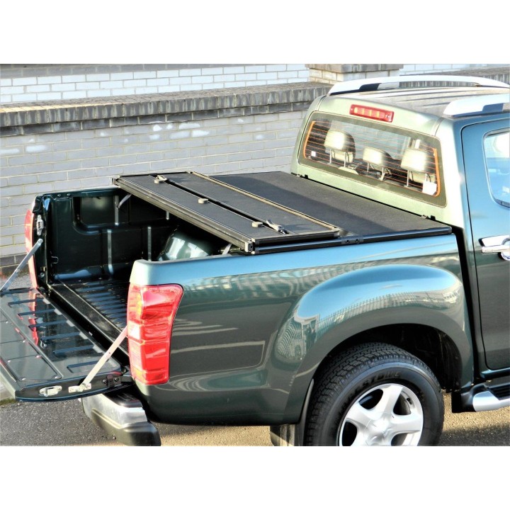 Lid Tonneau Bed Cover, Trux Tri-Fold, SsangYong Musso Double Cab 2018 - 2026 - EDK.ro
