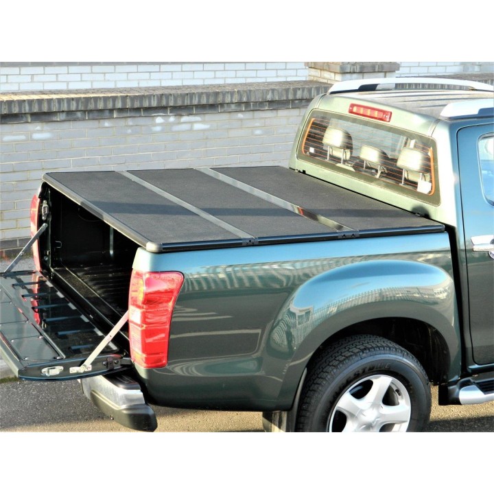 Lid Tonneau Bed Cover, Trux Tri-Fold, SsangYong Musso Double Cab 2018 - 2026 - EDK.ro
