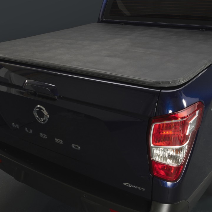 Soft Top Tonneau Bed Cover, Trux Tri-Fold, SsangYong Musso Double Cab 2018 - 2026 - EDK.ro