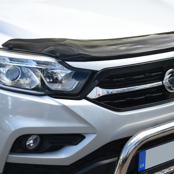 Deflector Capotă, Trux, Culoare Fumuriu Închis, SsangYong Musso Cabină Dublă 2018 - Prezent - EDK.ro