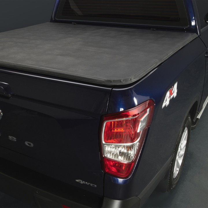 Soft Top Tonneau Bed Cover, Trux Tri-Fold, SsangYong Musso Double Cab 2018 - 2026 - EDK.ro