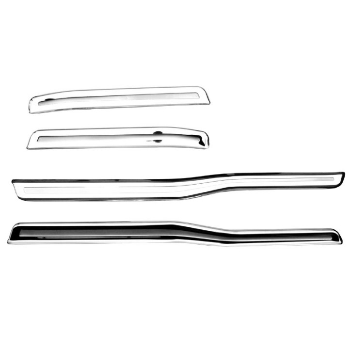 Protecții Praguri, Trux LWB Oțel, Culoare Inox, Suzuki Grand Vitara 2005 - 2012 - EDK.ro