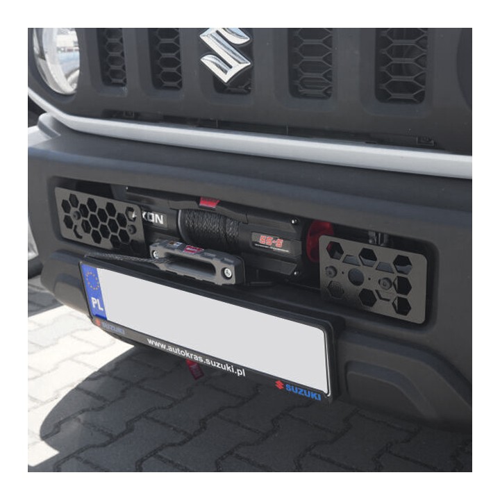 Winch Mounting Plate, Trux Front Bumper, Suzuki Jimny 2018 - Present - EDK.ro