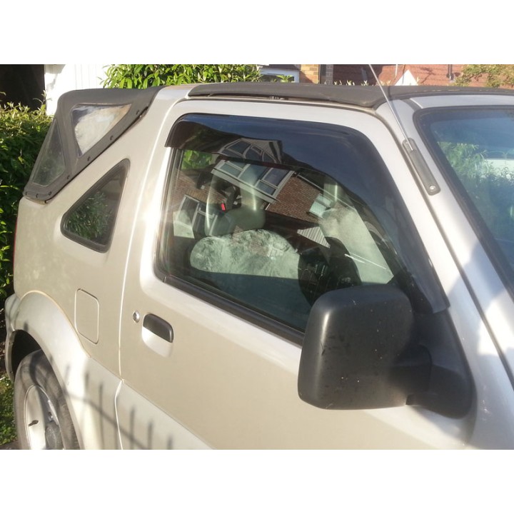 Pereche Paravânturi Față, Trux, Culoare Fumuriu, Suzuki Jimny 1998 - 2006 - EDK.ro