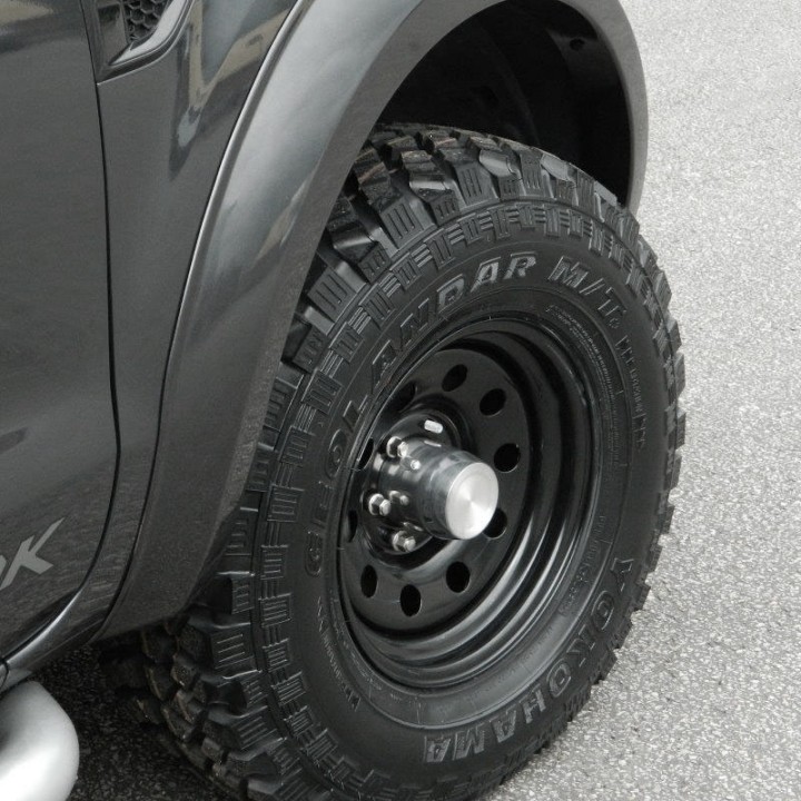 Jantă de Oțel, Trux Modular Steel Wheel, 16x8.0, ET -7, 6x139, Negru - EDK.ro