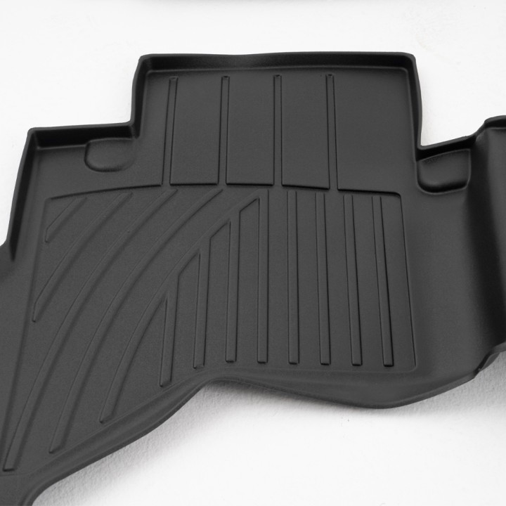 Floor Mats, Predator Full Set of 3D Ultra-Tray - Base Model, Toyota Hilux Double Cab 2005 - 2016 - EDK.ro