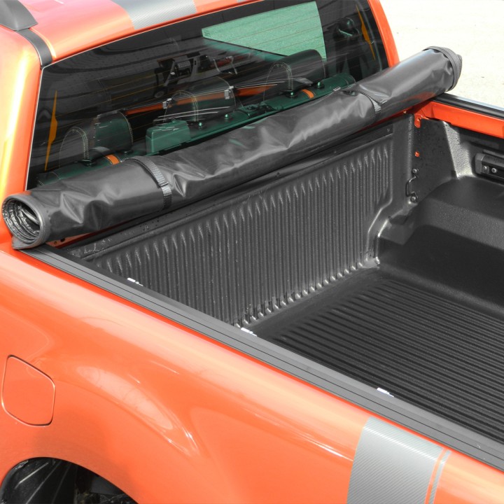 Soft Top Tonneau Bed Cover, Trux Roll, Toyota Hilux Double Cab 2005 - 2016 - EDK.ro