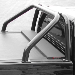 Rollbar Inox, Trux Single Hoop, Culoare Negru, Toyota Hilux Cabină Extra 2005 - 2016 - EDK.ro
