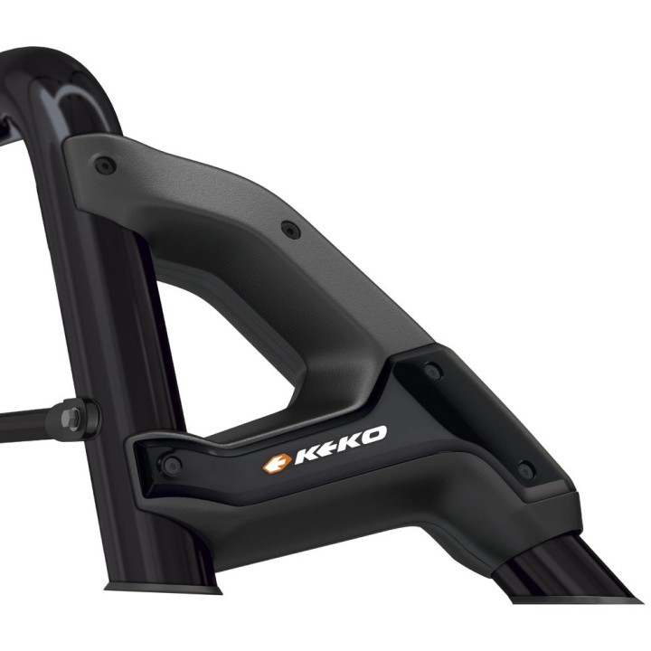 Stainless Steel Rollbar, Keko, Black Color, Toyota Hilux Extra Cab 2005 - 2016 - EDK.ro