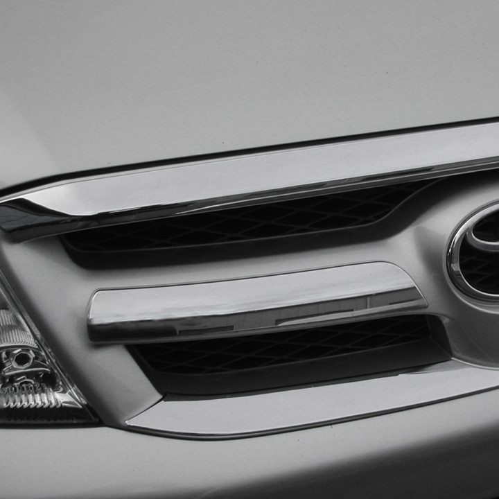 Front Grille, Trux Upper Lower Trim, Color Chrome, Toyota Hilux Double Cab 2005 - 2011 - EDK.ro