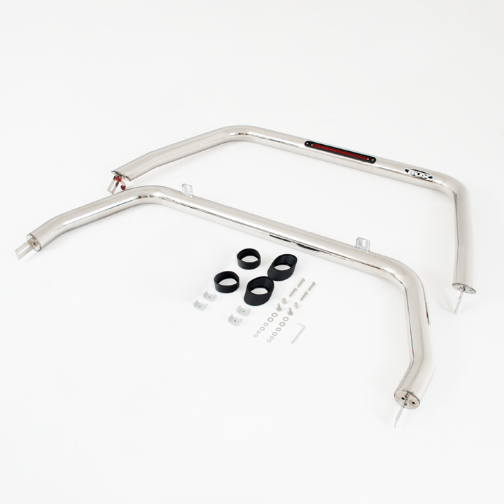 Rollbar Inox, Pro-Form, Culoare Argintiu, Toyota Hilux Cabină Dublă 2005 - 2011 - EDK.ro