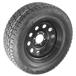 Steel Wheel, Trux Modular Steel Wheel, 18", Black - EDK.ro