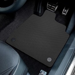 Covorașe, Trux Personalizate Față Cauciuc (3 mm Diamond – 4 Bucăți), Toyota Hilux Cabină Dublă 2011 - 2016 - EDK.ro