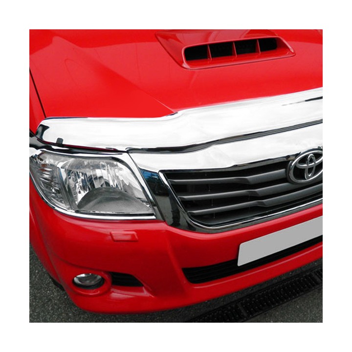 Deflector Capotă, Trux, Culoare Crom, Toyota Hilux Cabină Extra / Cabină Single 2011 - 2016 - EDK.ro