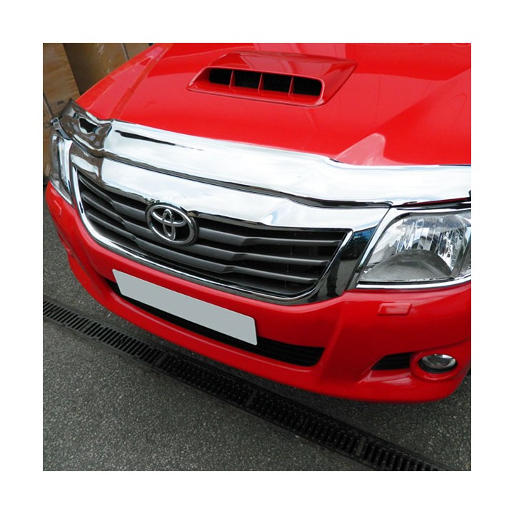Bonnet Protector, Trux, Color Chrome, Toyota Hilux Extra Cab / Single Cab 2011 - 2016 - EDK.ro