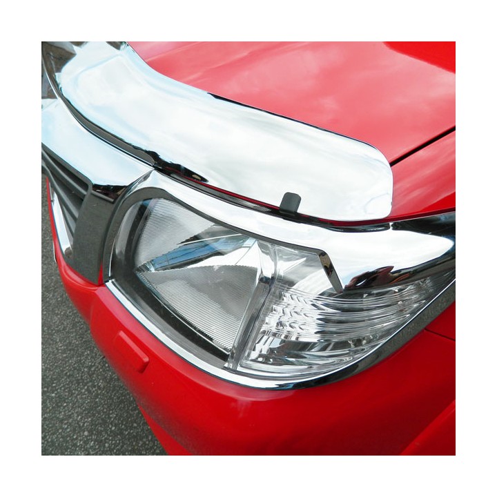 Deflector Capotă, Trux, Culoare Crom, Toyota Hilux Cabină Extra / Cabină Single 2011 - 2016 - EDK.ro