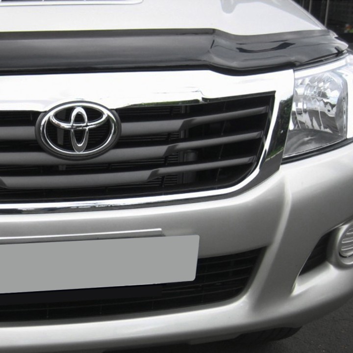 Deflector Capotă, Trux, Culoare Fumuriu Închis, Toyota Hilux Cabină Extra / Cabină Single 2011 - 2016 - EDK.ro