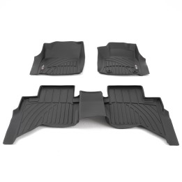 Floor Mats, Predator 3D Set of Ultra- - Manual Transmission, Toyota Hilux Double Cab 2016 - Present - EDK.ro
