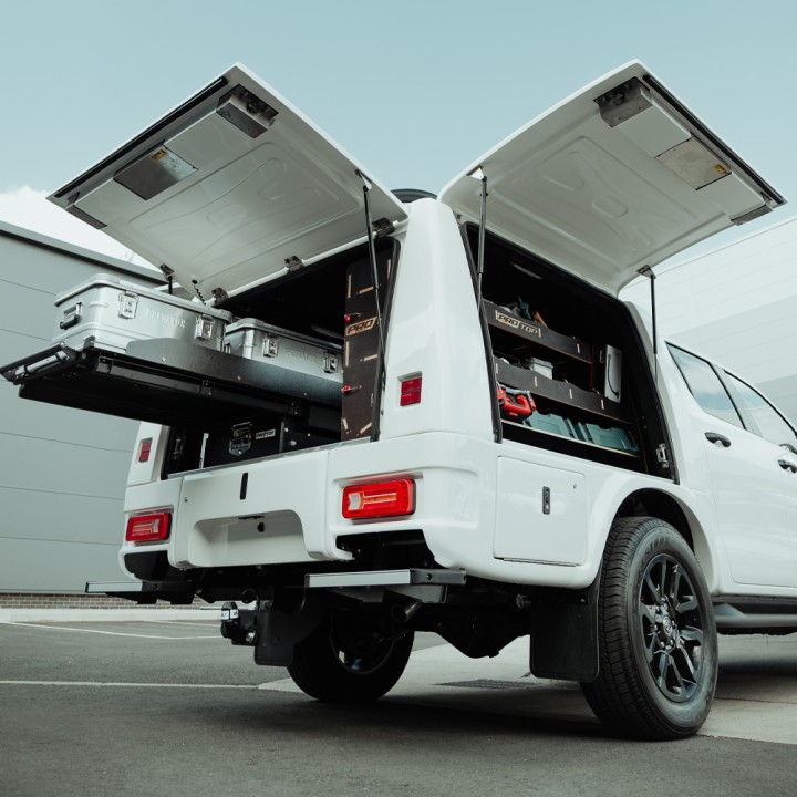 Hardtop Bed Cover, ProTop Utility Professional, Toyota Hilux Double Cab 2016 - Present - EDK.ro