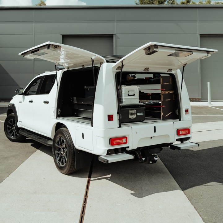 Hardtop Bed Cover, ProTop Utility Professional, Toyota Hilux Double Cab 2016 - Present - EDK.ro