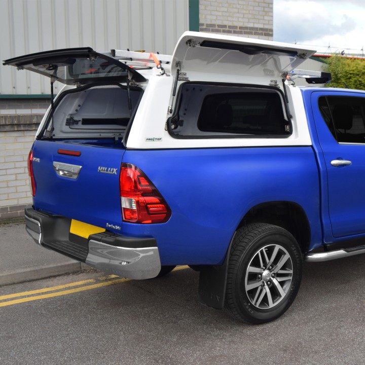 Hardtop Bed Cover, ProTop Gullwing, Toyota Hilux Double Cab 2016 - Present - EDK.ro