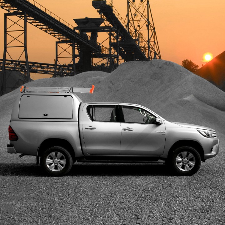 Închidere de Benă Tip Hardtop, ProTop High Roof Gullwing, Toyota Hilux Cabină Dublă 2016 - Prezent - EDK.ro