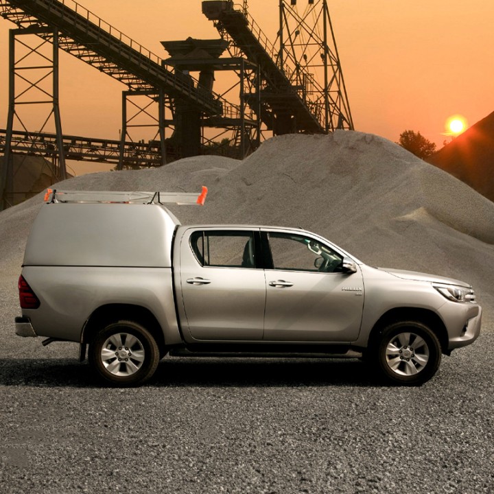Închidere de Benă Tip Hardtop, ProTop High Roof Tradesman, Toyota Hilux Cabină Dublă 2016 - Prezent - EDK.ro