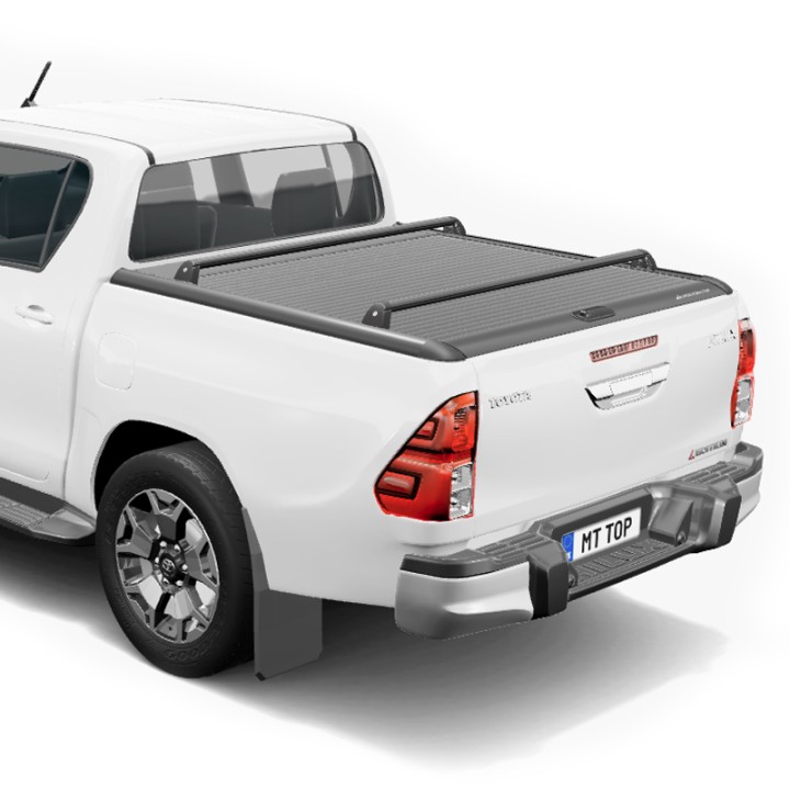 Bare Transversale de Plafon, Mountain Top Roll, Culoare Negru, Toyota Hilux Cabină Dublă 2016 - Prezent - EDK.ro