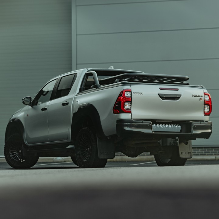 Platform Roof Rack, Predator Mountain Top Roll Covers (No Side Rails), Toyota Hilux Double Cab 2016 - Present - EDK.ro