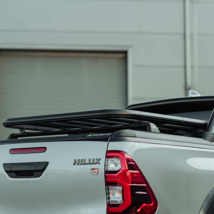 Platform Roof Rack, Predator Mountain Top Roll Covers (No Side Rails), Toyota Hilux Double Cab 2016 - Present - EDK.ro