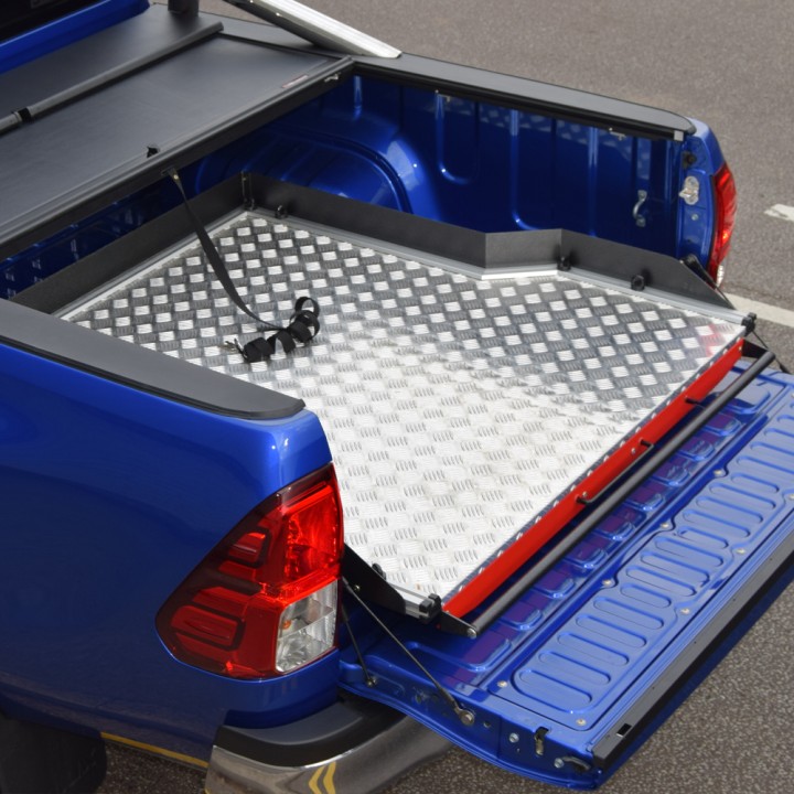 Platformă Glisantă pentru Benă, ProTop Full-Width - Alloy, Toyota Hilux Cabină Dublă 2016 - Prezent - EDK.ro