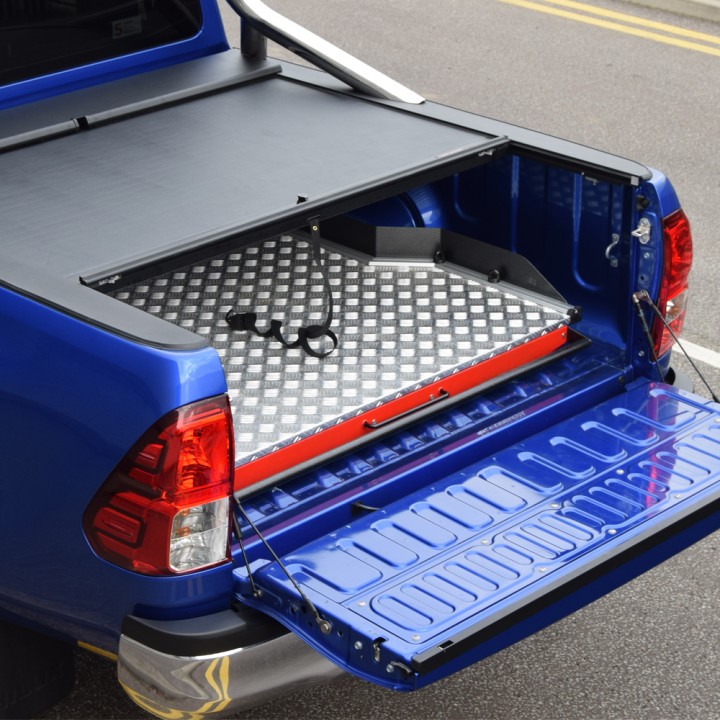 Platformă Glisantă pentru Benă, ProTop Full-Width - Alloy, Toyota Hilux Cabină Dublă 2016 - Prezent - EDK.ro