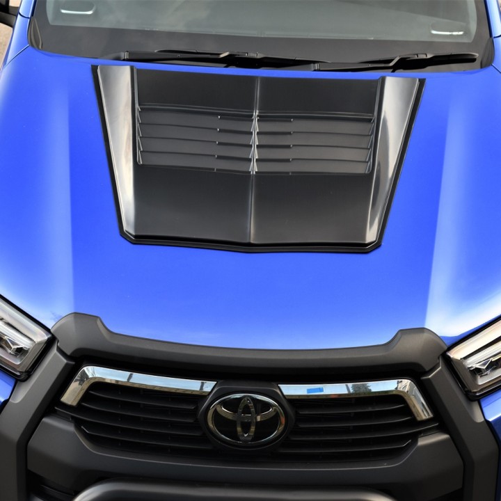 Bonnet Scoop, Trux Vent, Color Matt Black, Toyota Hilux 2016 - Present - EDK.ro