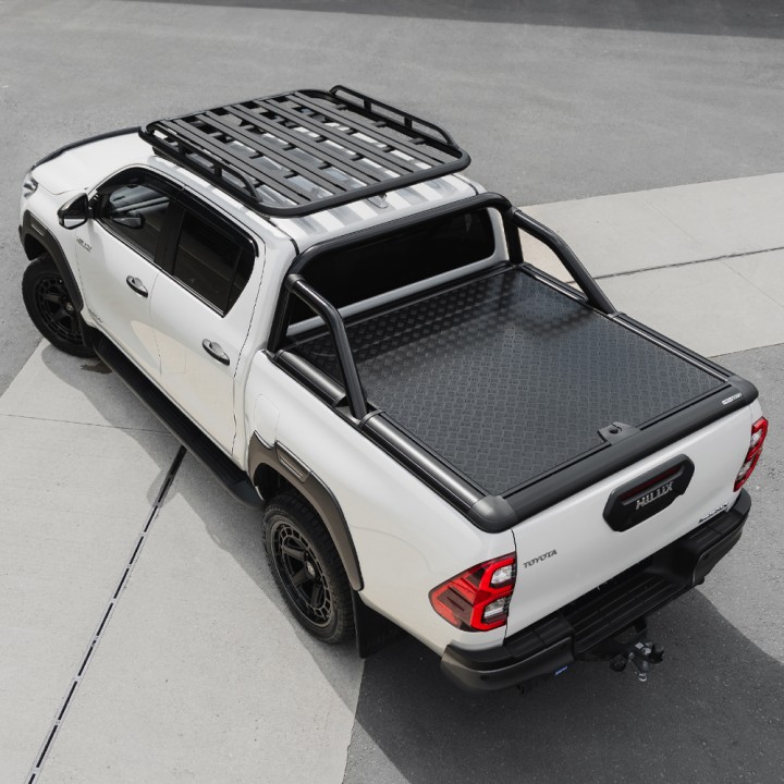 Portbagaj de Plafon tip Platformă, Predator Șine Laterale, Toyota Hilux 2016 - Prezent - EDK.ro