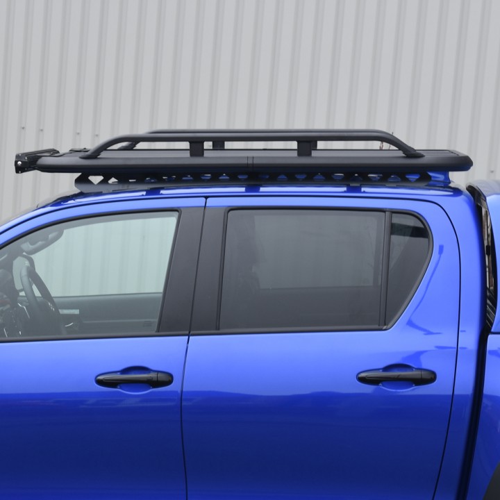 Platform Roof Rack, Predator Side Rails, Toyota Hilux 2016 - Present - EDK.ro
